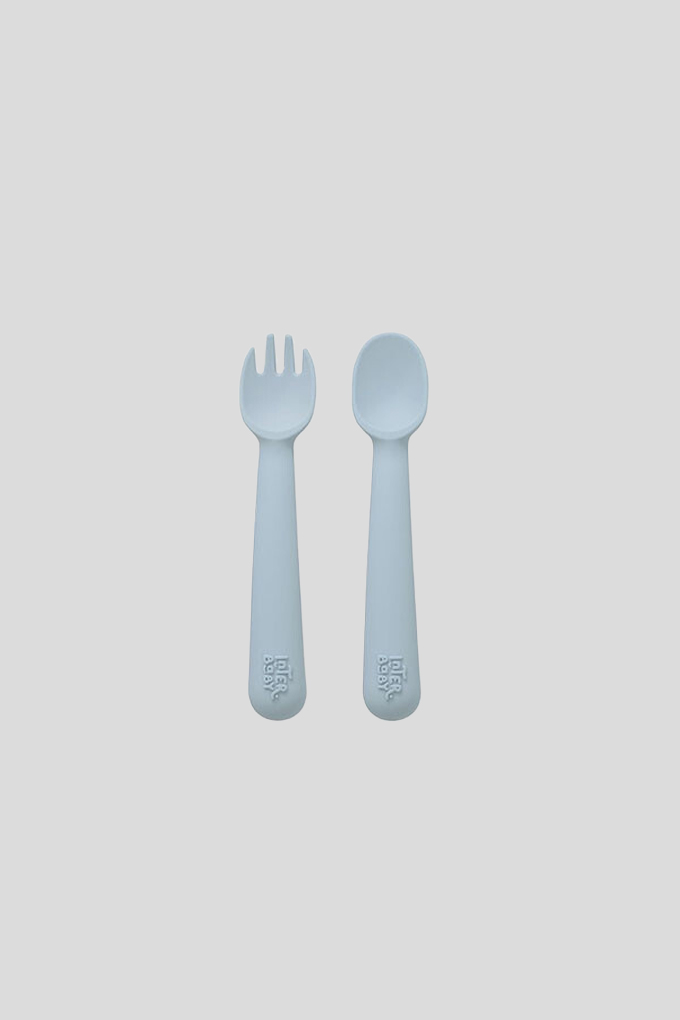 Silicone Spoon + Fork Set