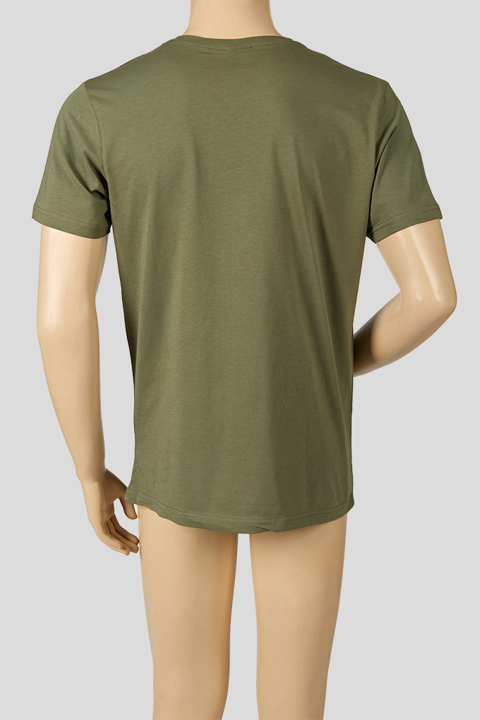 Man Embroidered Basic T-Shirt