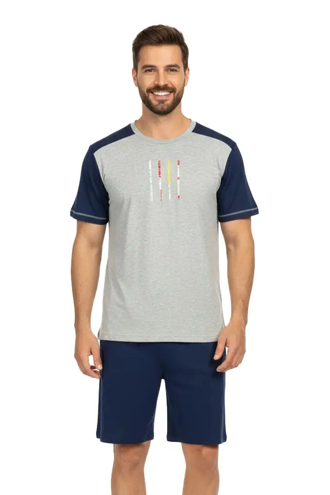 Do It Better Man Short Sleeve Printed Pyjama Set