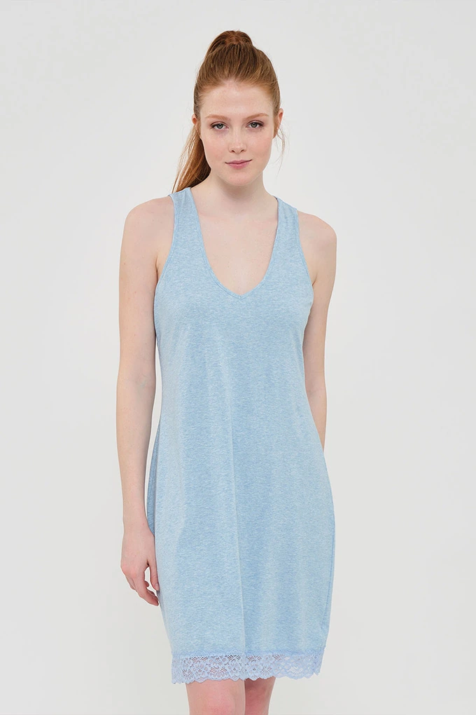 283017 Woman Laced Nighshirt