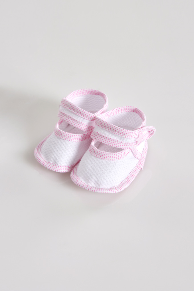 BX 4Pairs Baby Piquet Booties Sandal