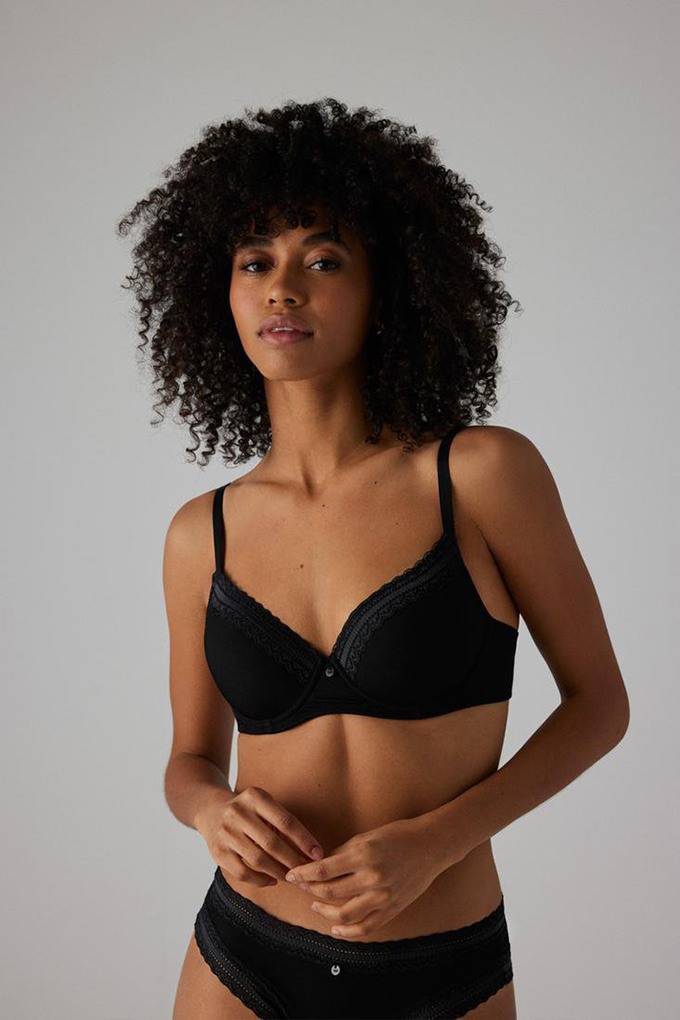 10602 Cup C Padded Laced Bra