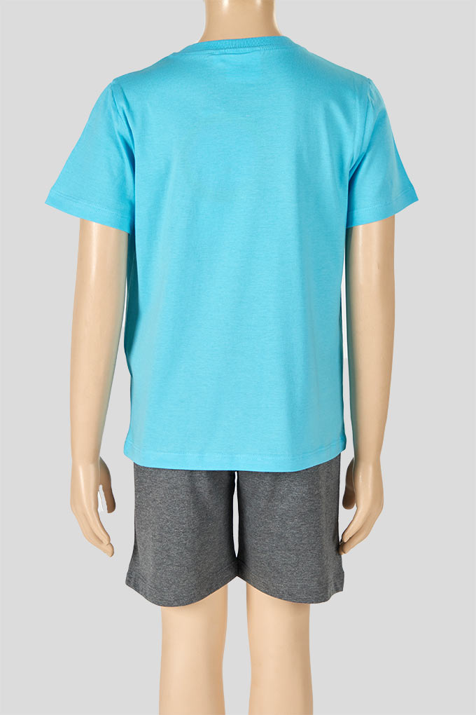 Sonic Boy Printed Short Sleeve Pyjama Set