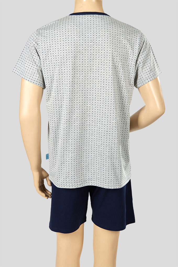 533 Man Short Sleeve Printed Pyjama Set