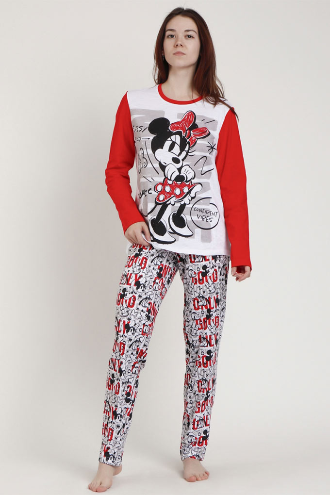Minnie Woman Printed Pyjama Set