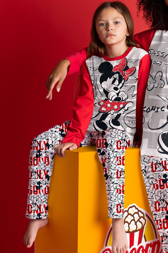 Minnie Girl Printed Pyjama Set