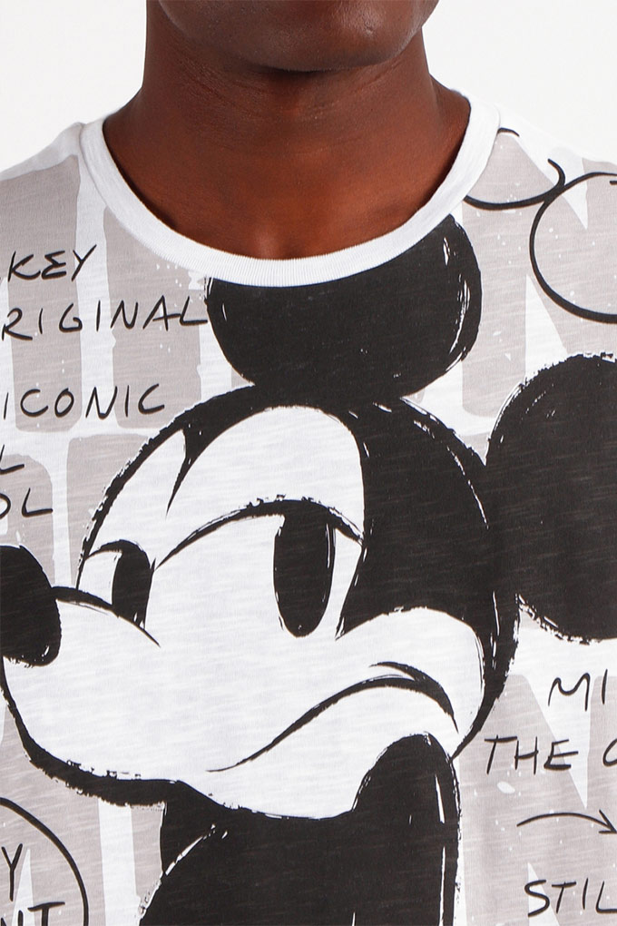 Pijama Estampado Manga Corta Hombre Mickey