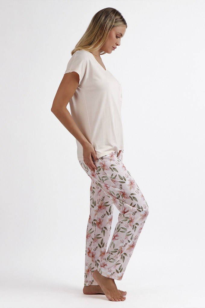 The Princess Woman Printed Short Sleeve Pyjama Set