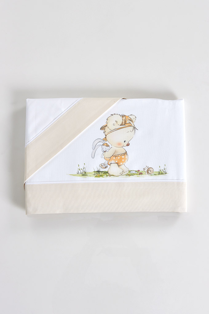 Coelho às Cavalitas Cotton Digital Printed Baby Sheets Set