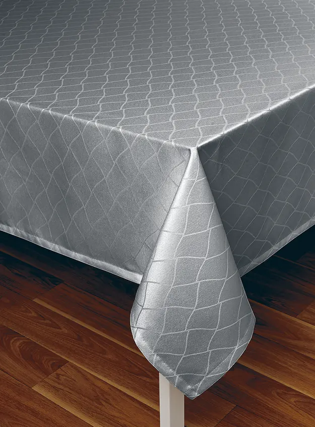 Vogue Stain-Resistant Jacquard Tablecloth