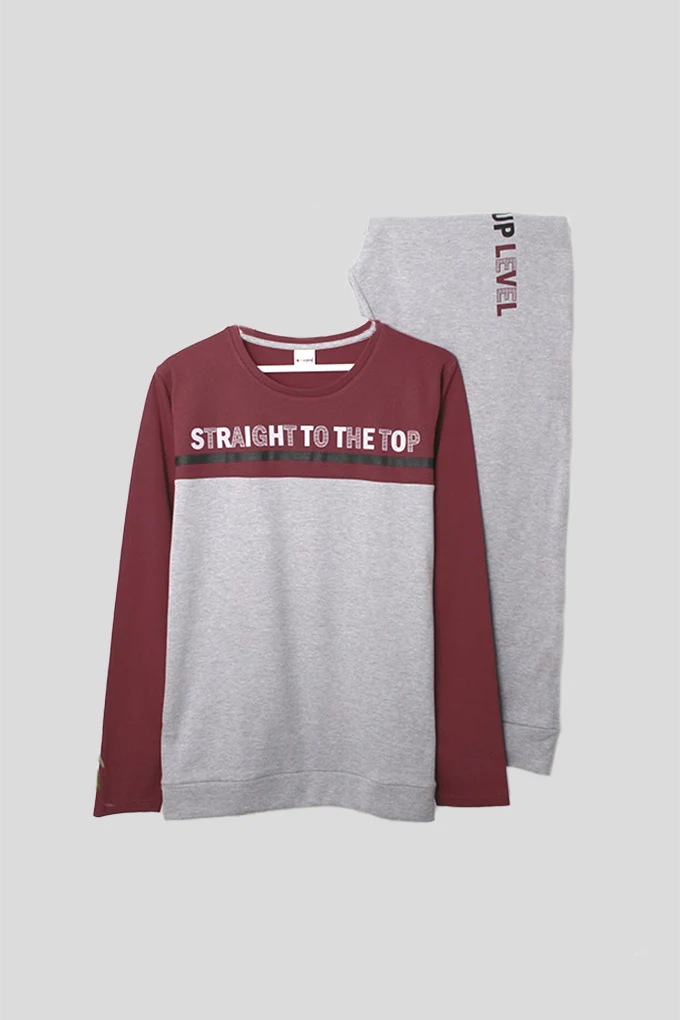 Straight to the Top Teenager Thermal Printed Pyjama Set