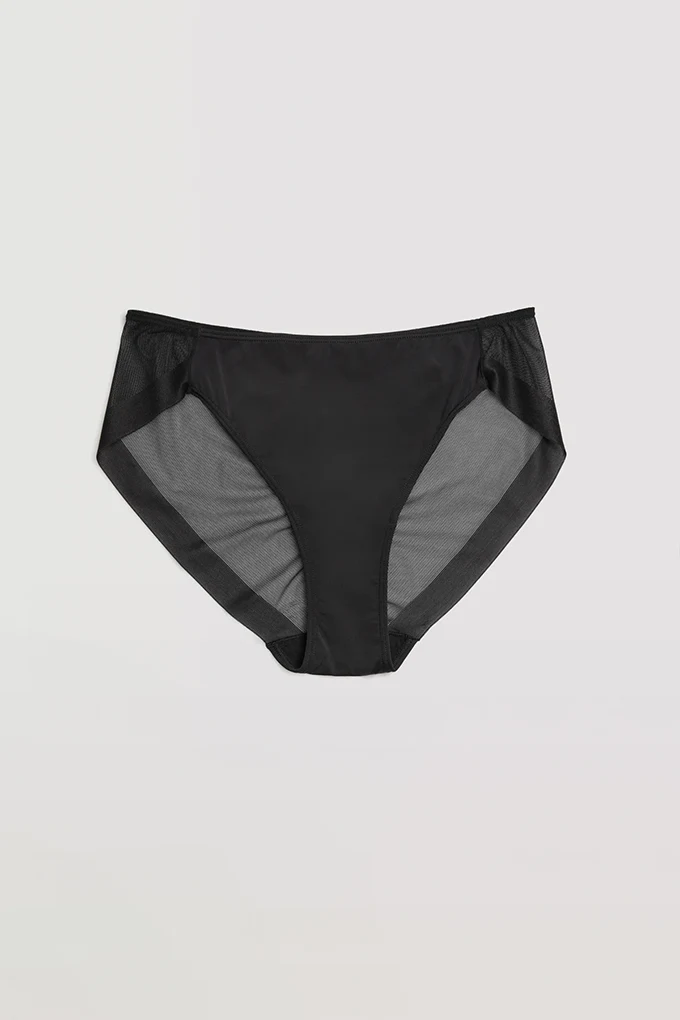 19600 Microfiber Tulle Knickers
