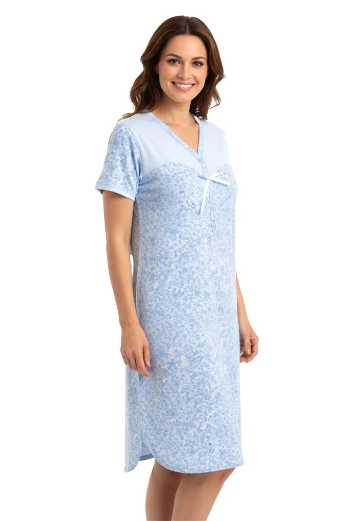 112 Woman Printed Nightshirt