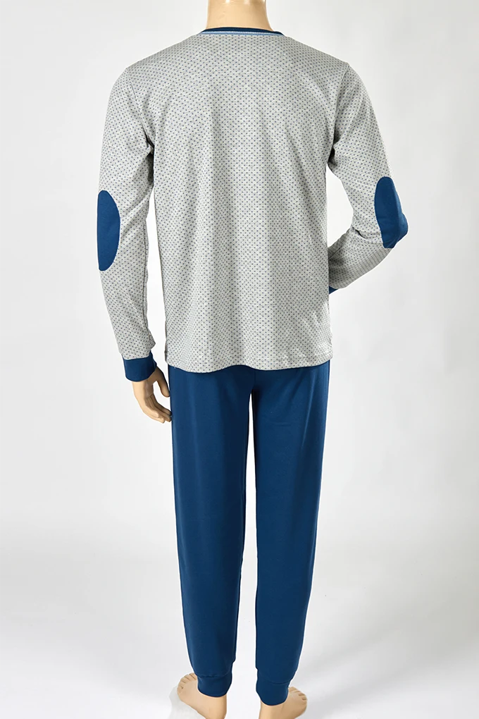 30004 Man Thermal Pyjama Set w/ Buttons