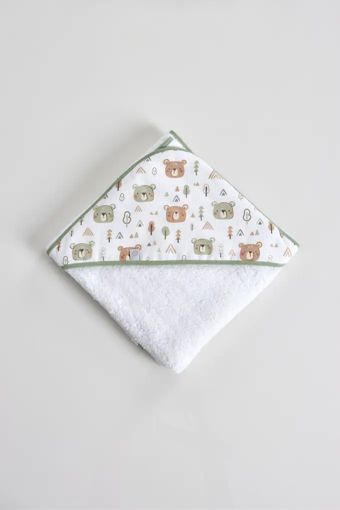 Little Bear Printed Baby Towel