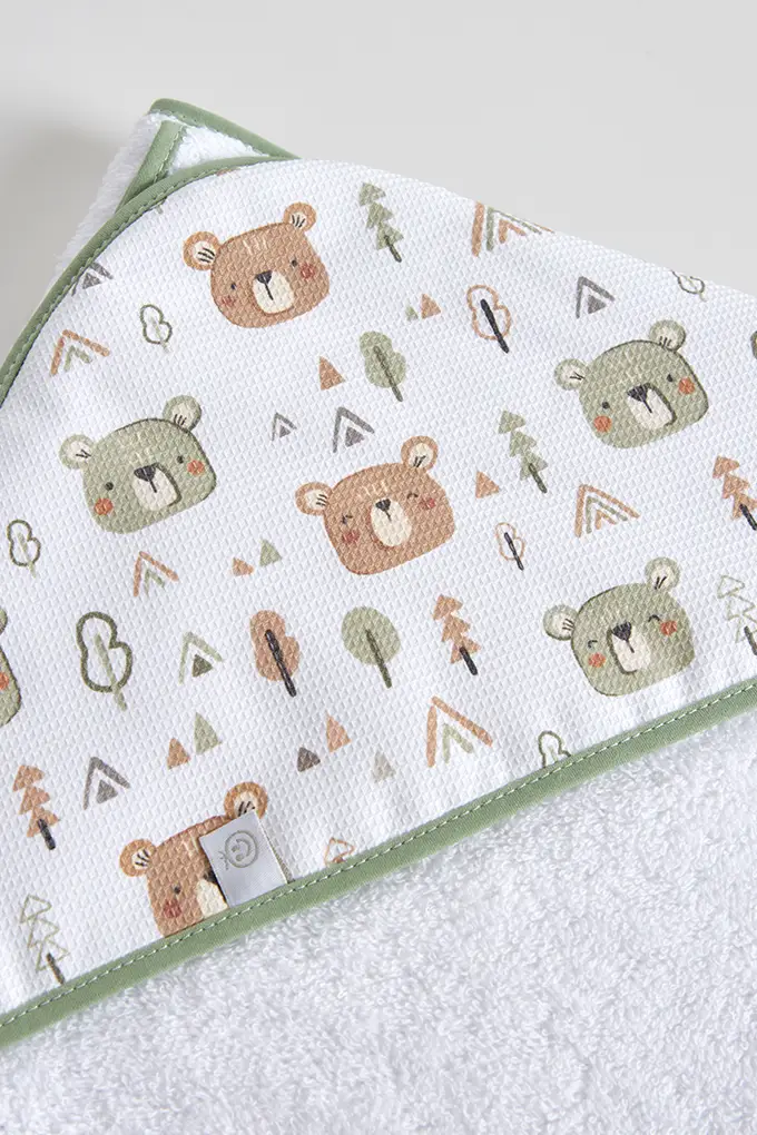 Little Bear Printed Baby Towel