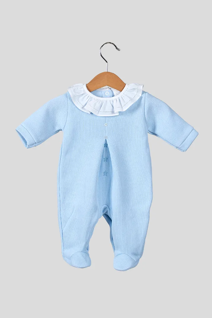 Baby Boy Thermal Knitted Babygrow