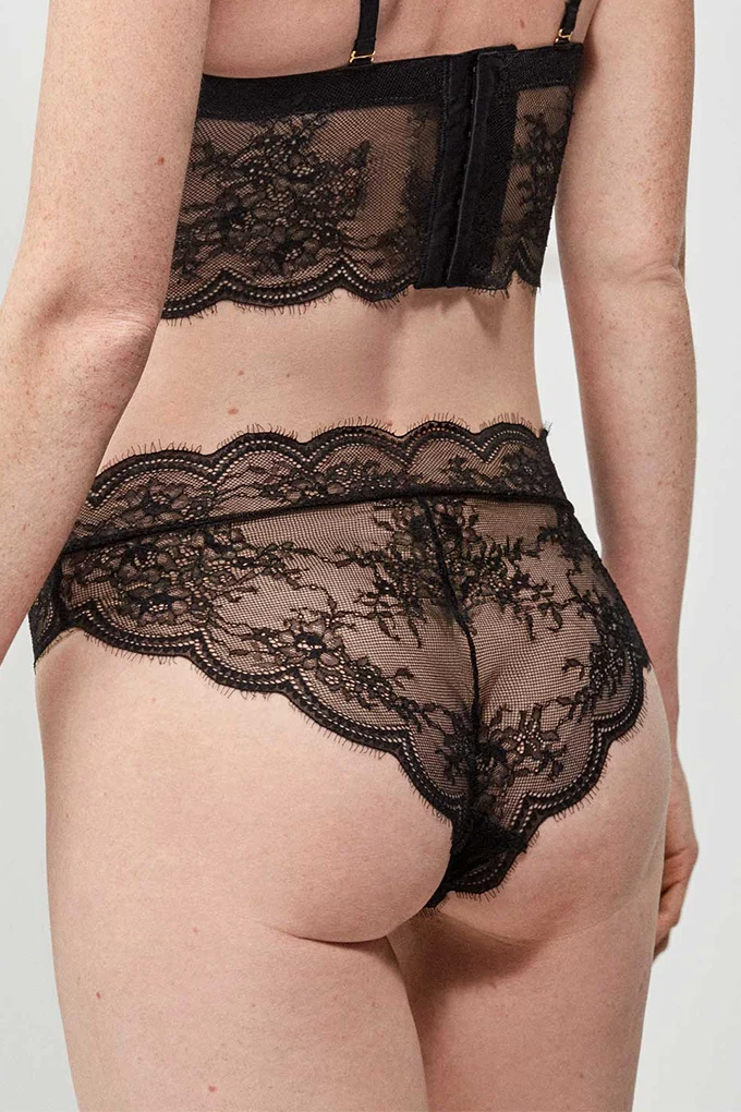 2/10071 Laced Hight Waist Knickers