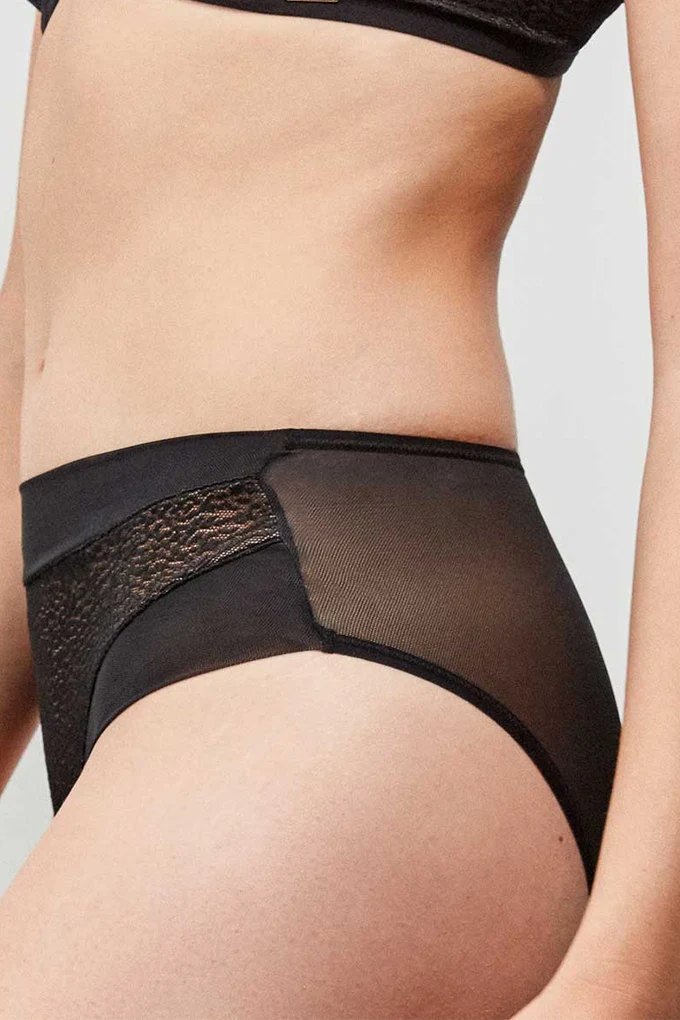 2/10075 Laced High Waist Knickers