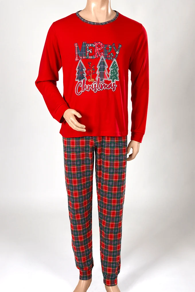 Merry Christmas Unisex Thermical Printed Pyjama Set