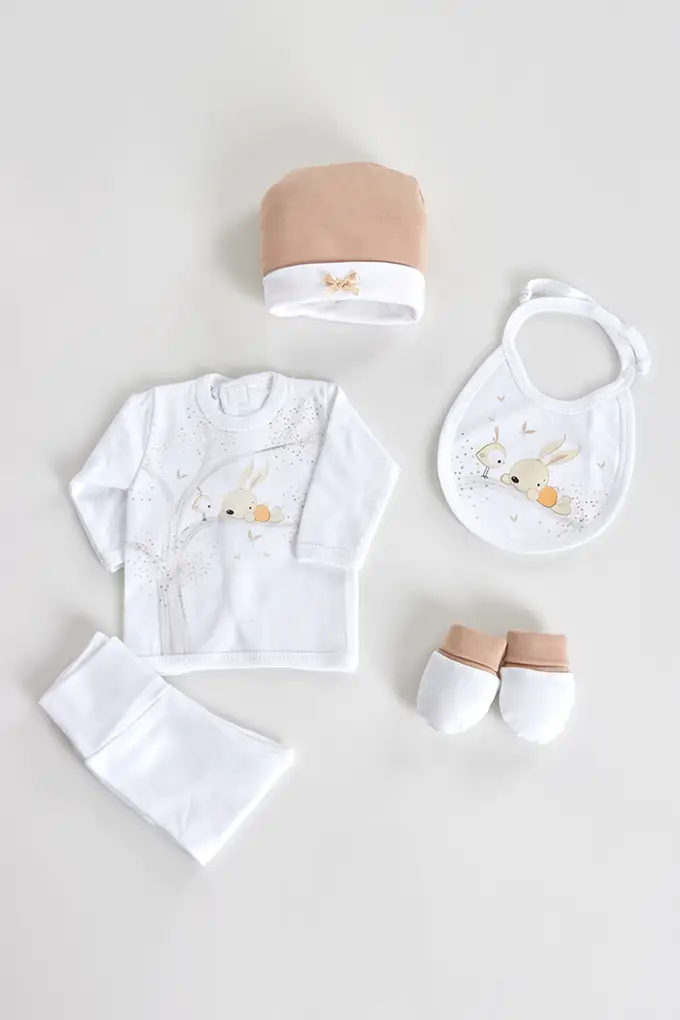 Friends Chatting 5 Pieces Thermal Newborn Baby Set