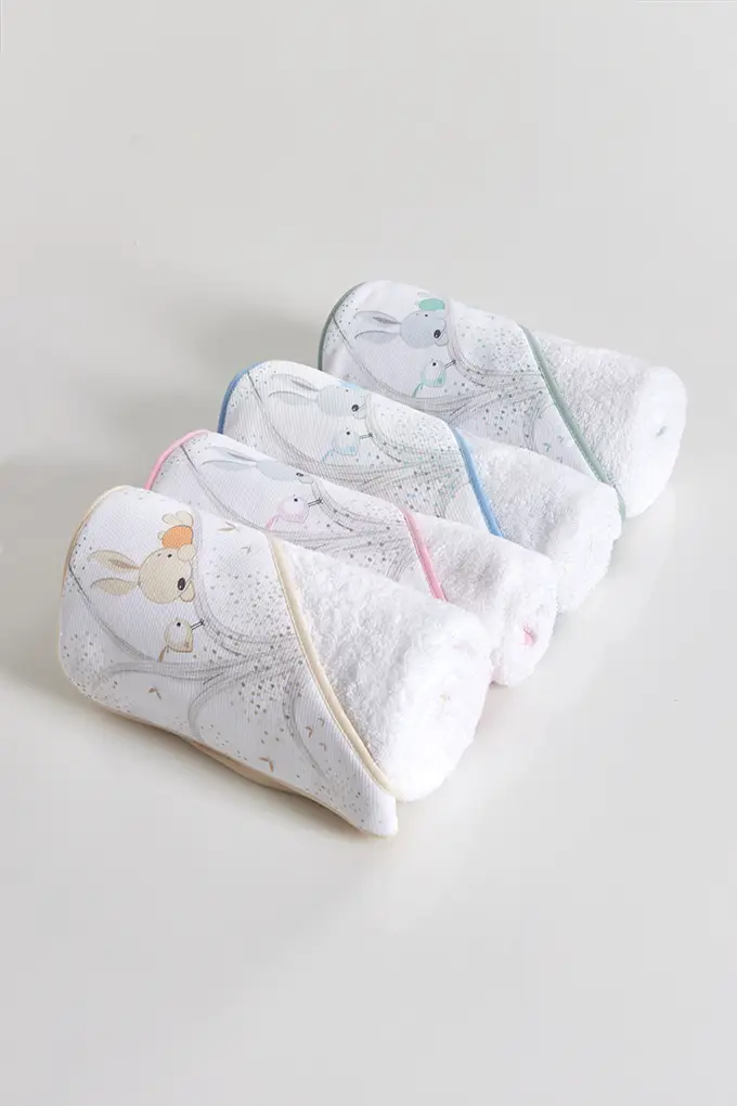 Friends Chatting Printed Baby Towel