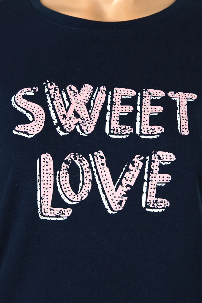 Camisola Esatmpada c/ Camisa Senhora Sweet Love