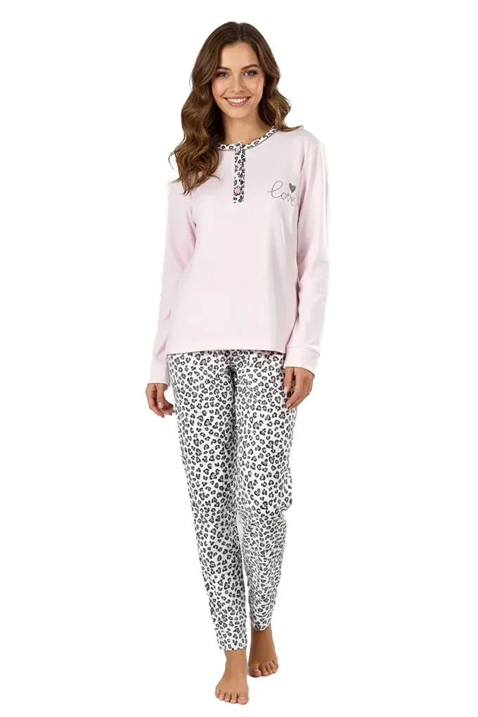 Love Woman Thermal Printed Pyjama Set