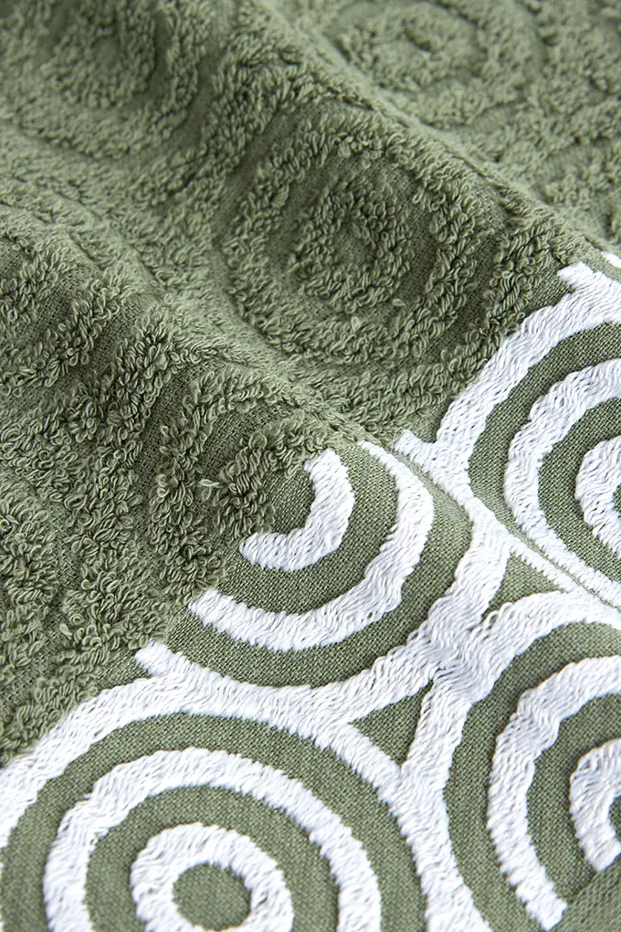 Circulos Jacquard Terry Hand Towels