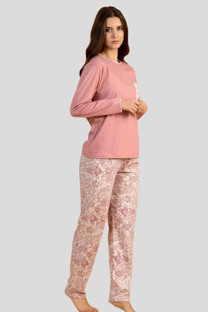3032 Woman Printed Pyjama Set