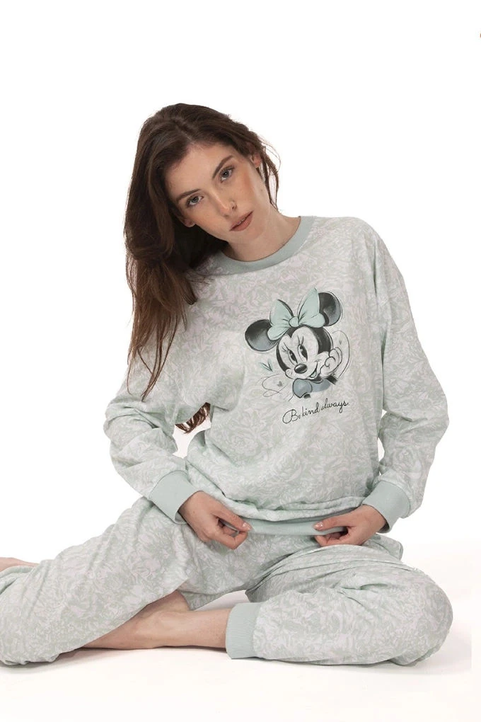 2397 Woman Printed Cotton Pyjama Set