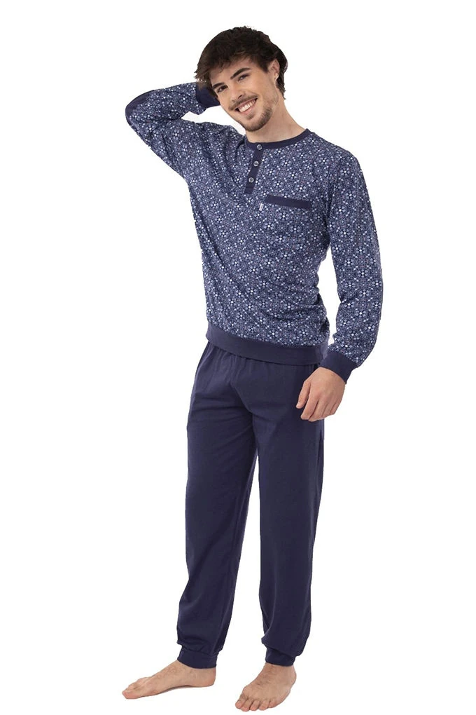 2398 Man Printed Cotton Pyjama Set
