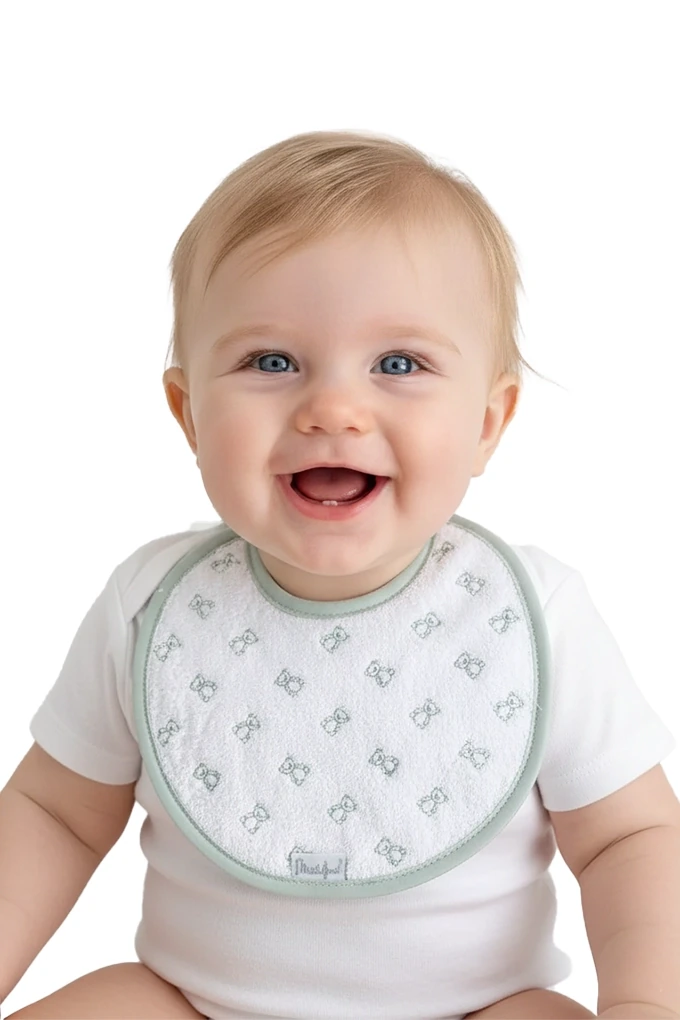 Little Bears Waterproof Rizo Round Bibs