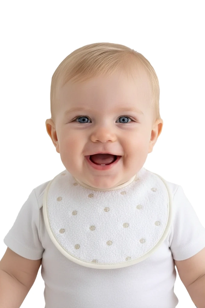 Dots Waterproof Rizo Round Bibs