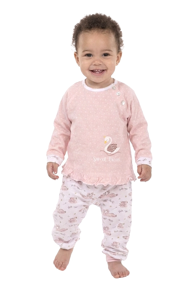20443 Girl Baby Cotton Printed Pyjama Set
