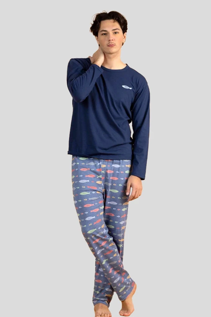 505 Man Cotton Printed Pyjama Set