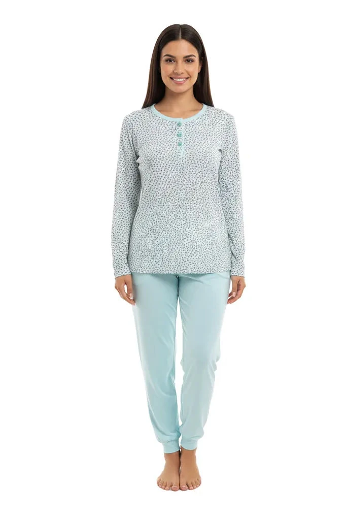 302B/4 Woman Cotton Printed Pyjama Set