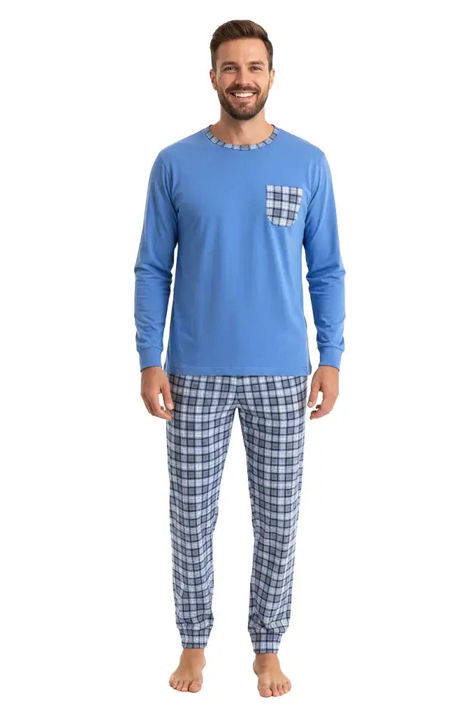 020268 Man Cotton Printed Pyjama Set