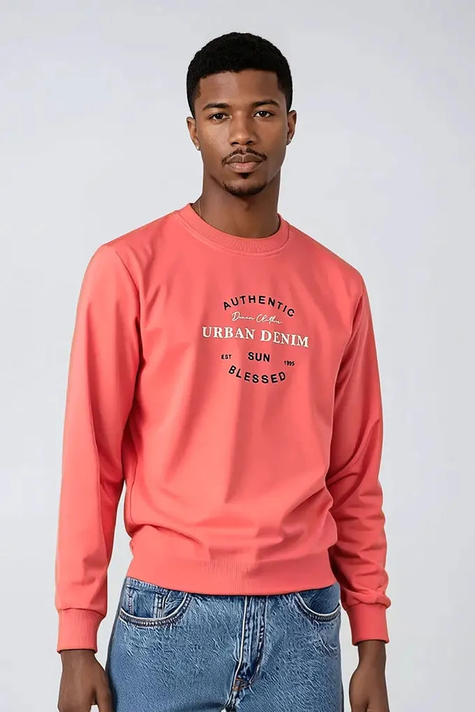 2441 Man Cotton Printed Sweater