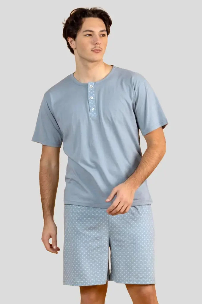 507 Man Short Sleeve Printed Pyjama Set
