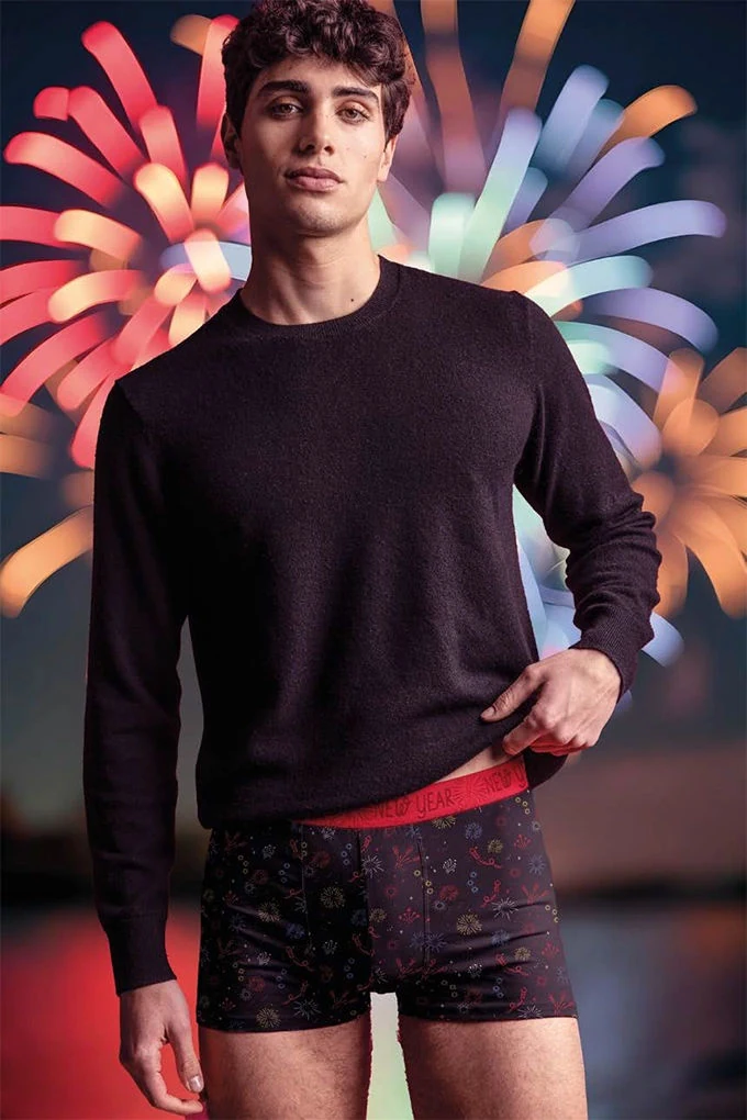 48685 Man Printed Boxer