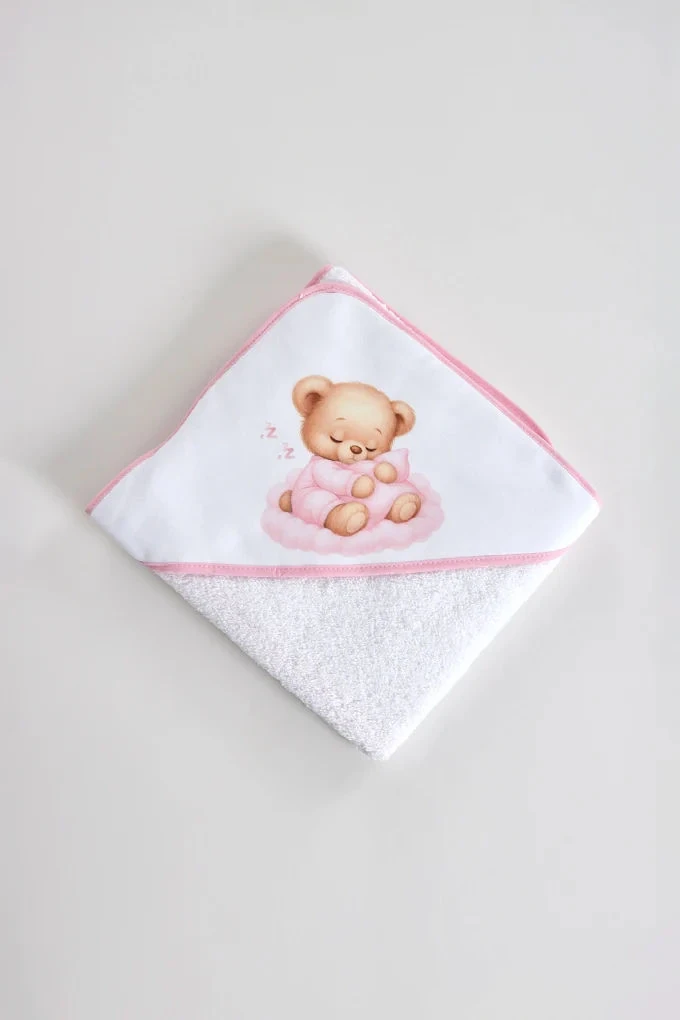 Little Bear in the Clouds Printed Baby Towel