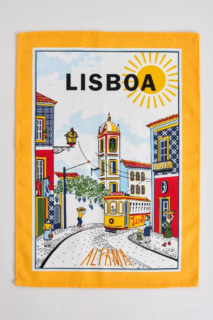 Alfama Printed Twill Kitchen Cloths