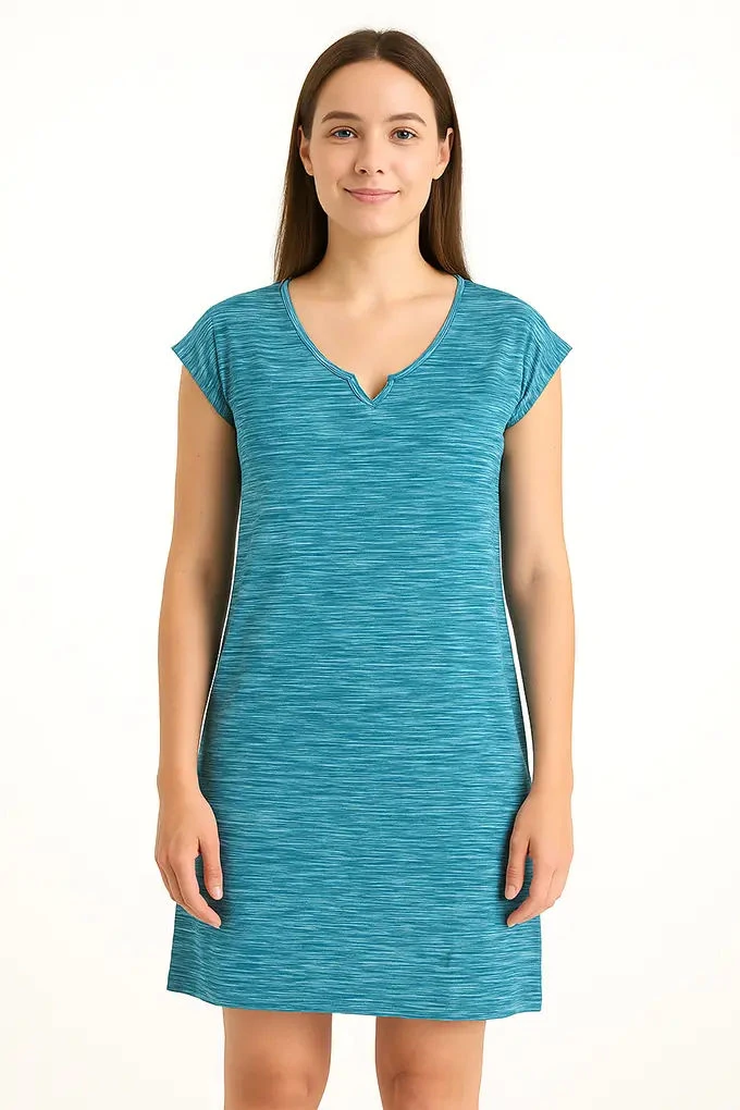 412/2 Woman Printed Dress with Pockets