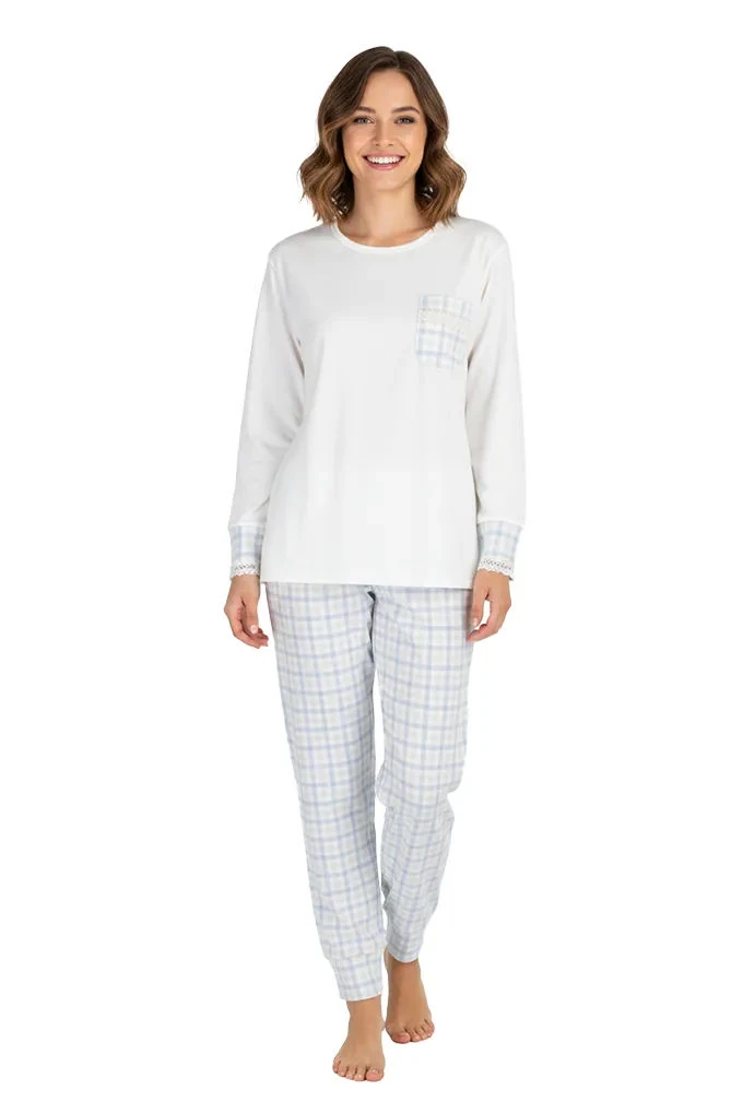 3072 Woman Thermal Pyjama Set with Pocket