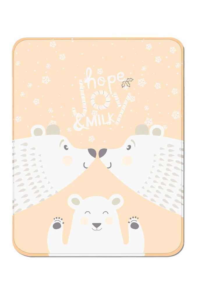 10874 Coral Printed Baby Blanket