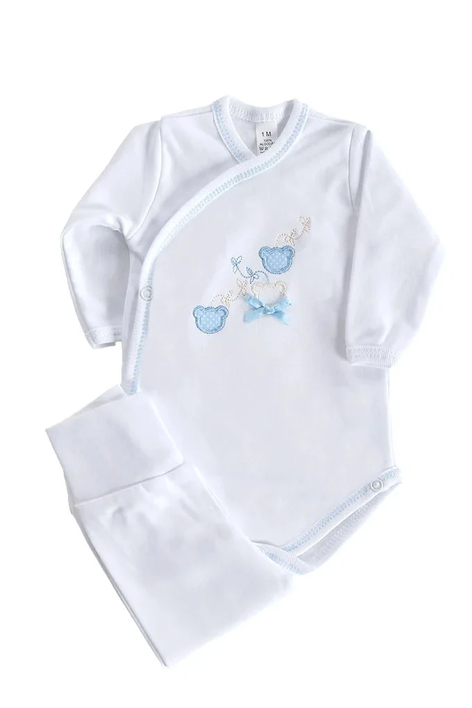 Dots Bear Open Side Body with Collant