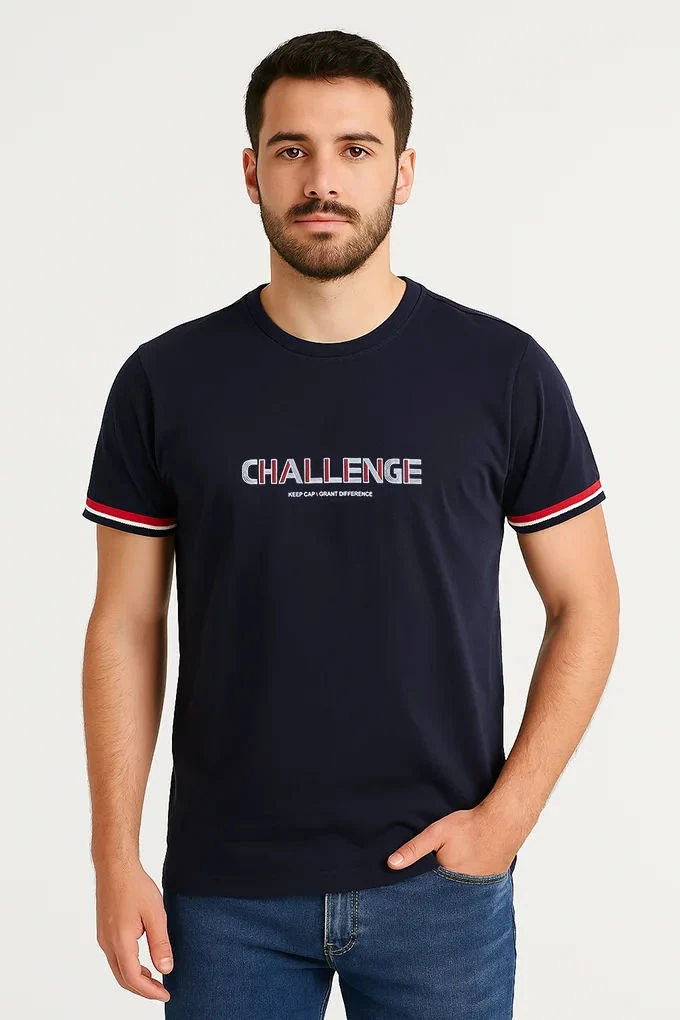 Challenge Man Printed T-shirt