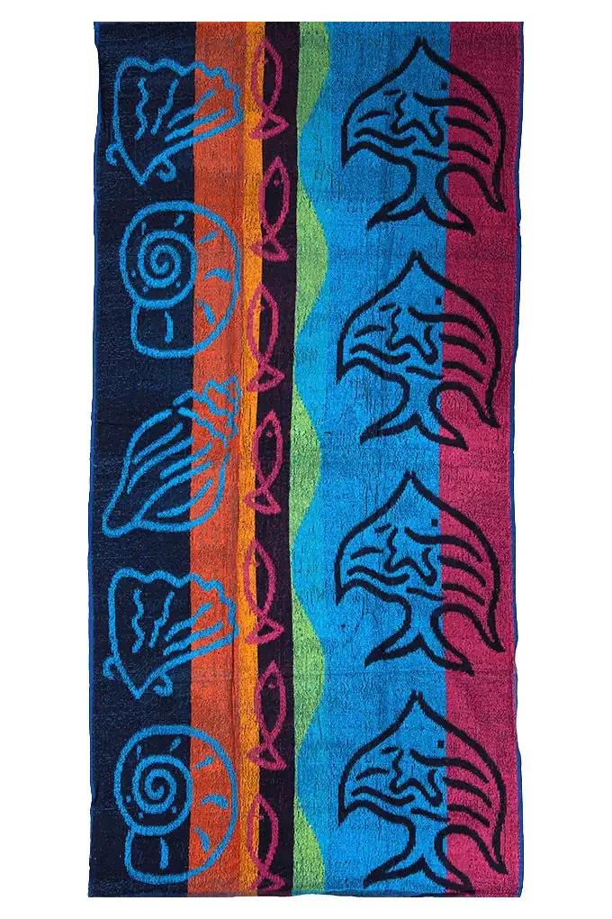 Fishes Printed Beach Towel