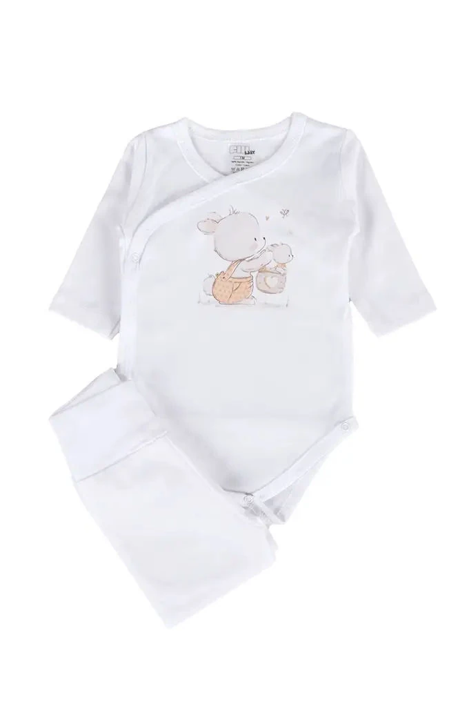 Bunny in the Basket Thermal Open Side Body with Pants
